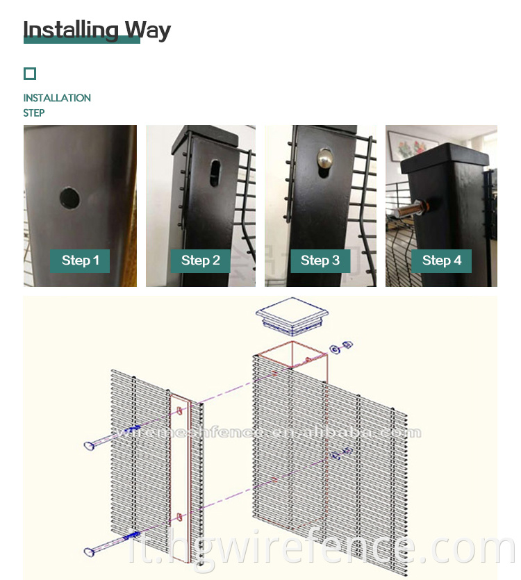 358 Prezzo di recinzione Anti Climb Malesia